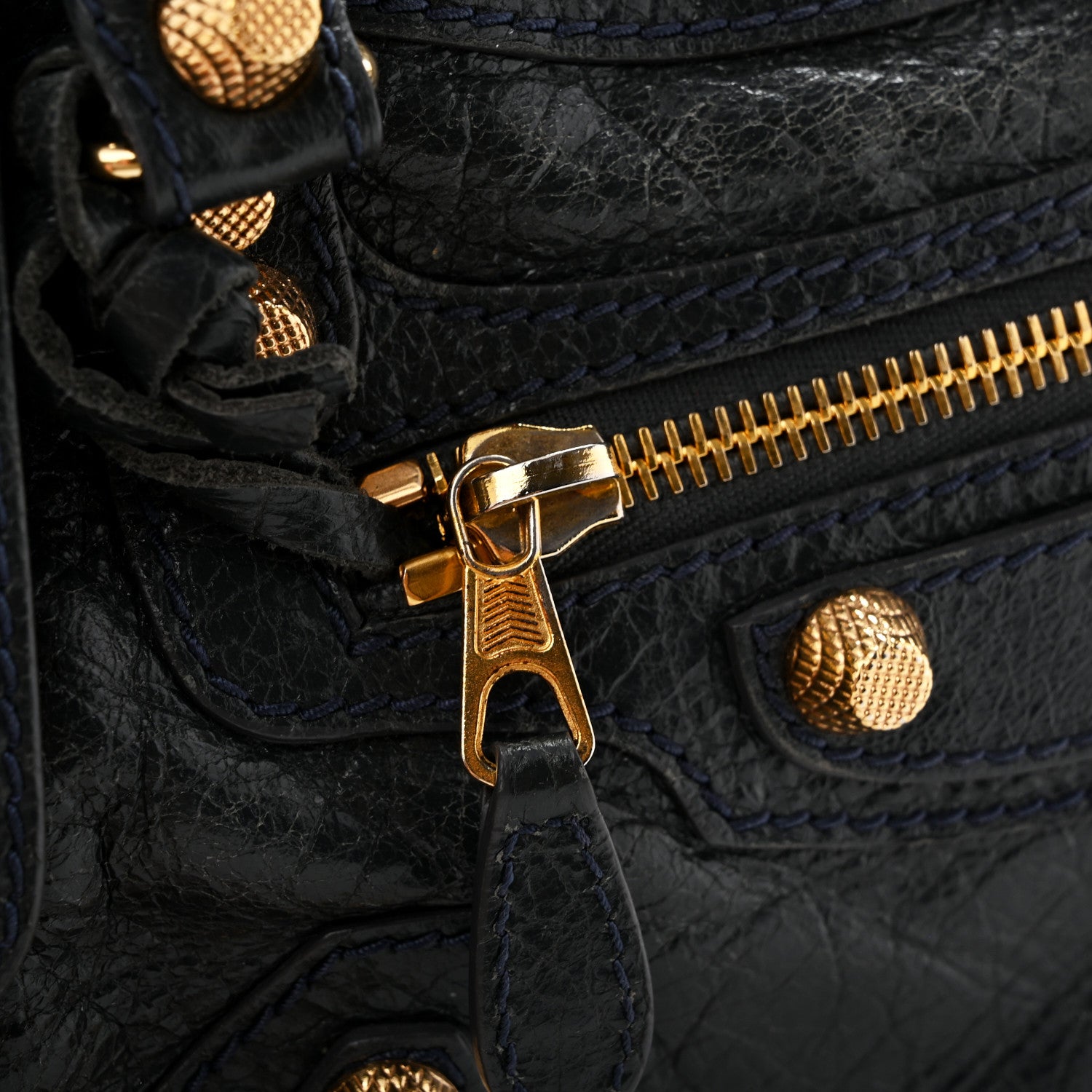 Balenciaga Agneau Giant 12 Gold Hardware Mini City Anthracite Anthracite 12 of 14