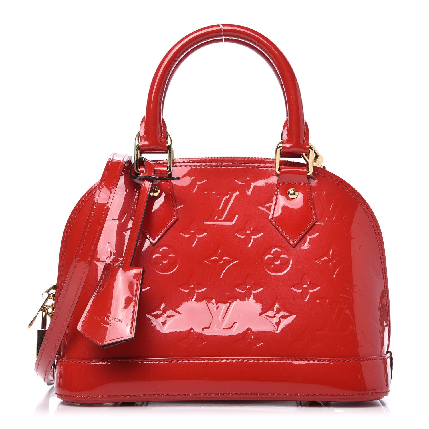 Louis Vuitton Vernis Alma BB Cherry 1 of 9