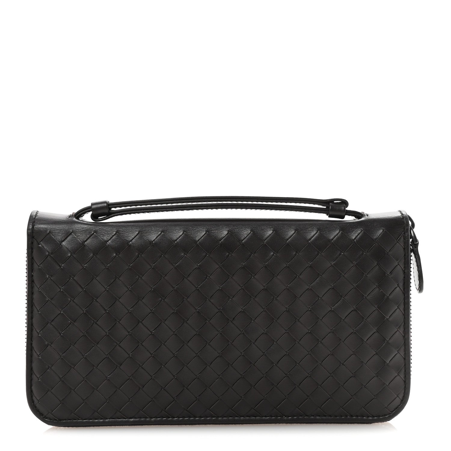 Bottega Veneta Nappa Intrecciato Travel Organizer Wallet Ebano 1 of 7