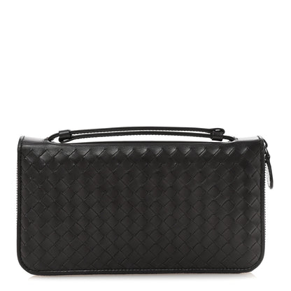 Bottega Veneta Nappa Intrecciato Travel Organizer Wallet Ebano 1 of 7