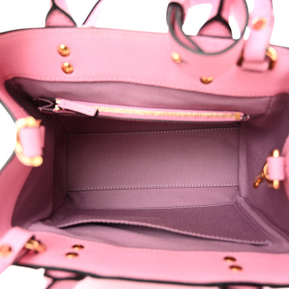 Versace Grained Calfskin Small La Medusa Chain Tote Baby Pink 5 of 9