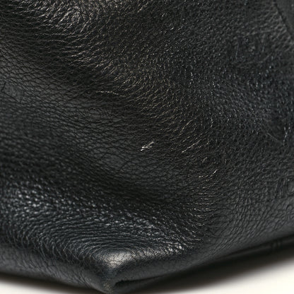 MCM Calfskin Ottomar Monogram Large Klara Hobo Black Red 10 of 13