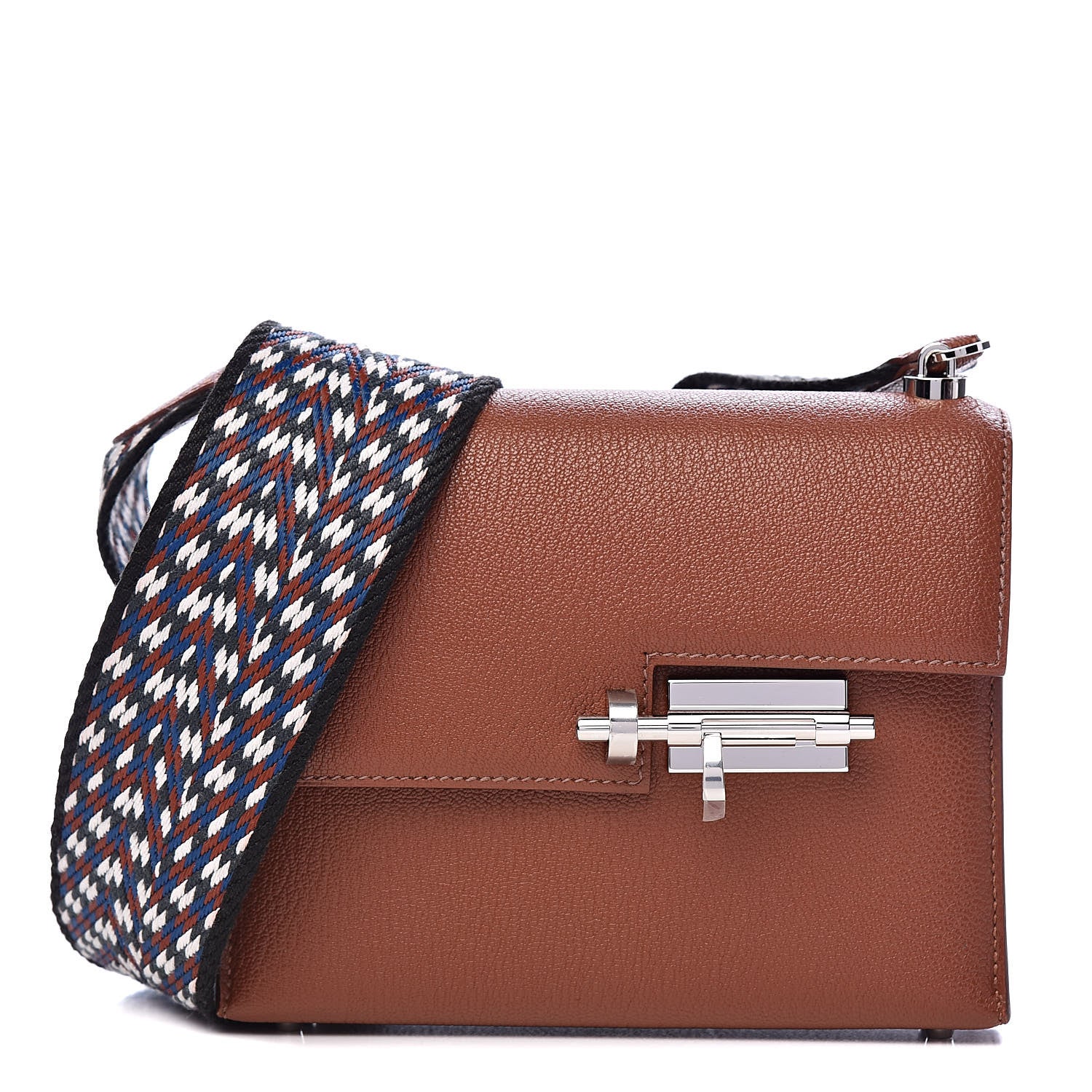 Hermes Chevre Mysore Mini Verrou Large Strap Bag Gold 1 of 11
