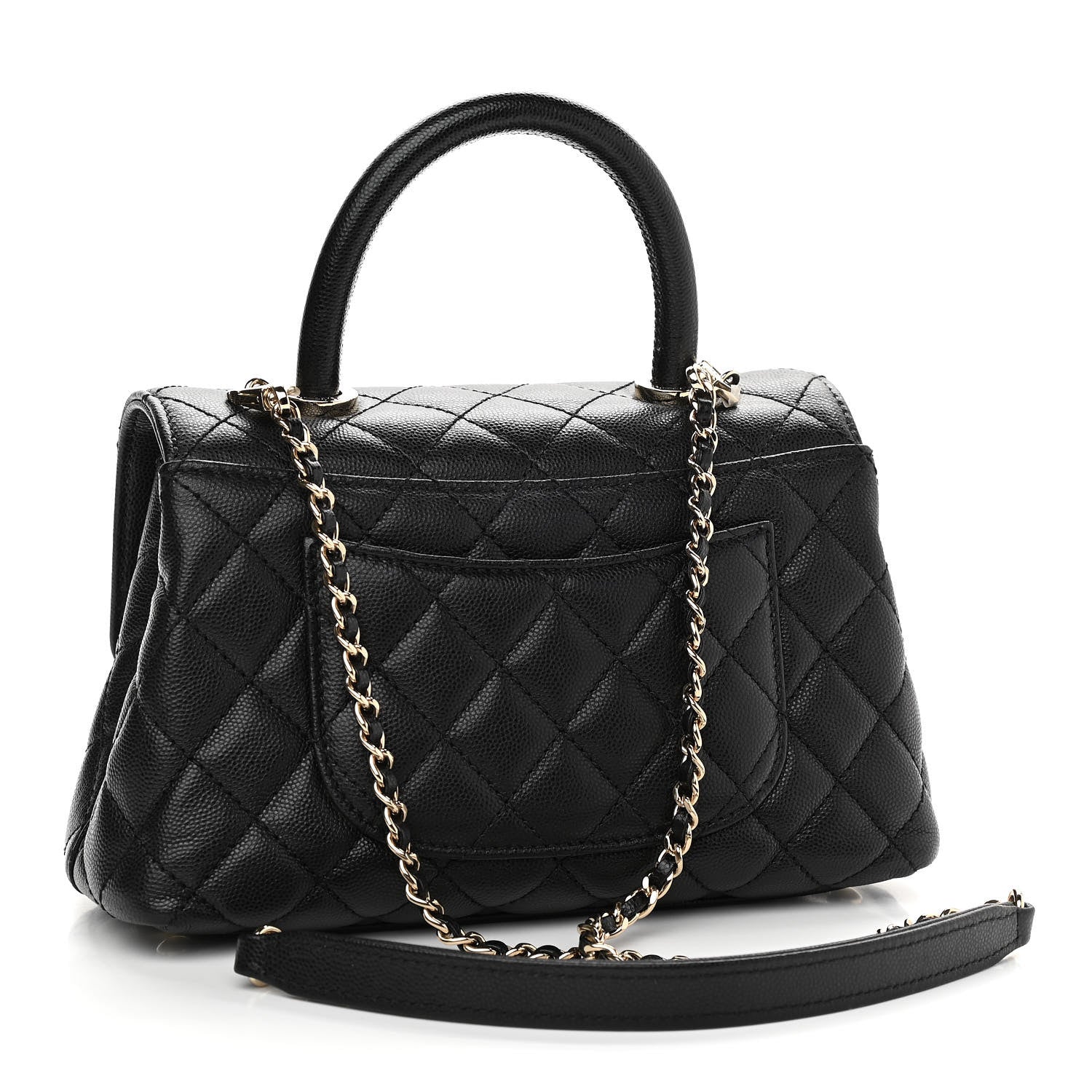 Chanel Caviar Quilted Mini Coco Handle Flap Black 2 of 11