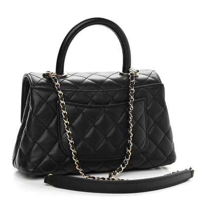 Chanel Caviar Quilted Mini Coco Handle Flap Black 2 of 11