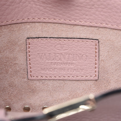 Valentino Garavani Grained Calfskin Micro Rockstud Tote Cipria 7 of 16