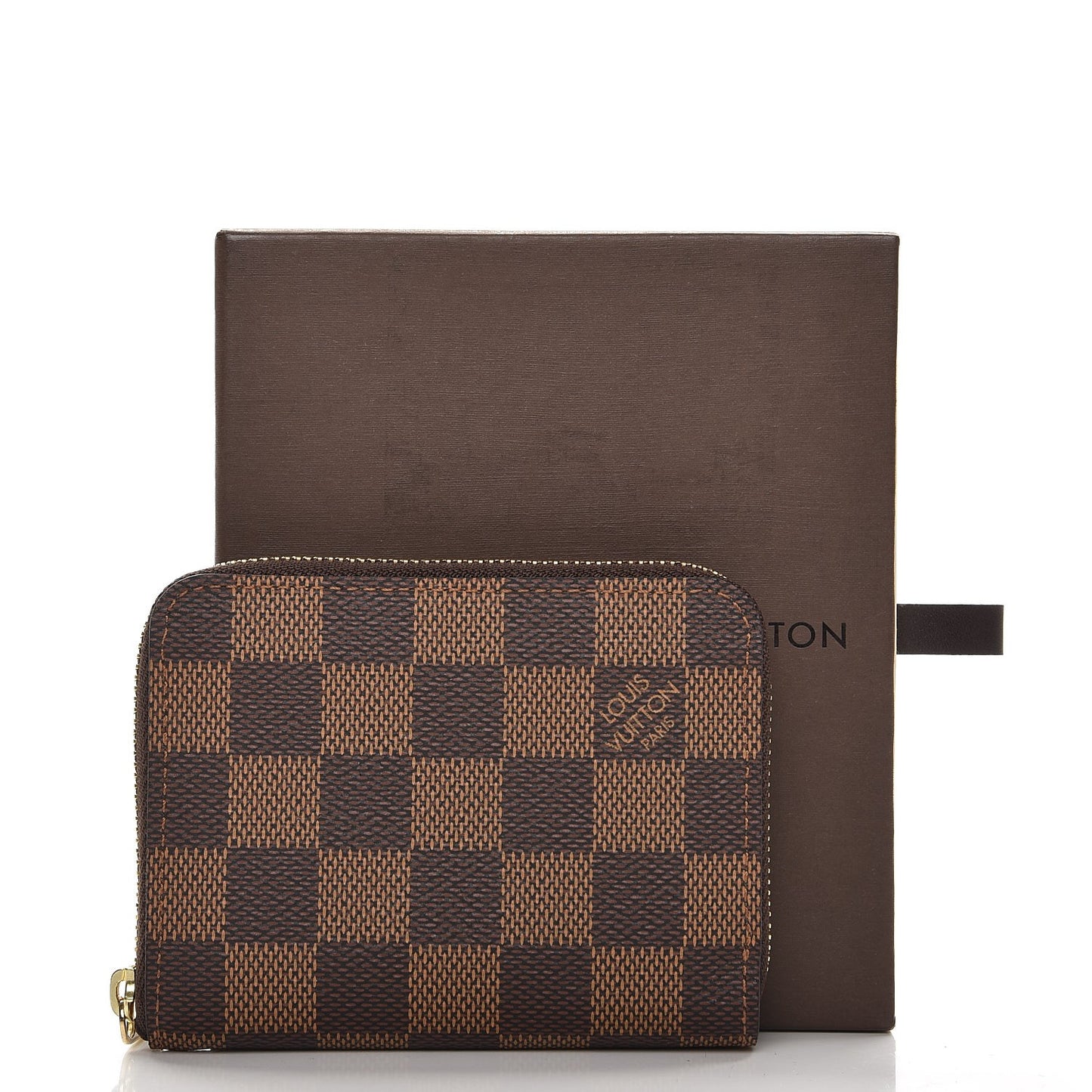 Damier Ebene Zippy Coin Purse