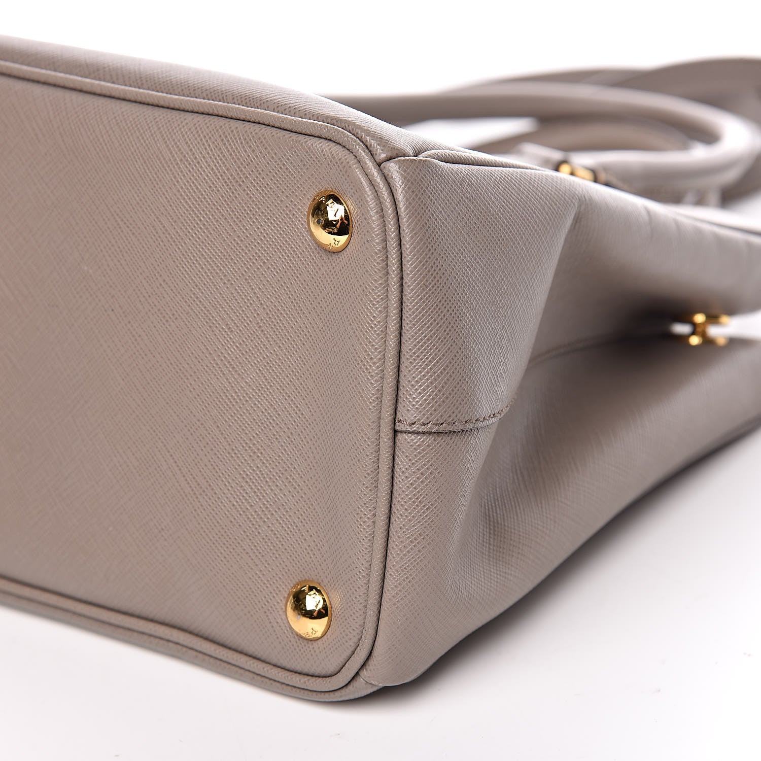 Prada Saffiano Small Galleria Double Zip Tote Argilla 9 of 17