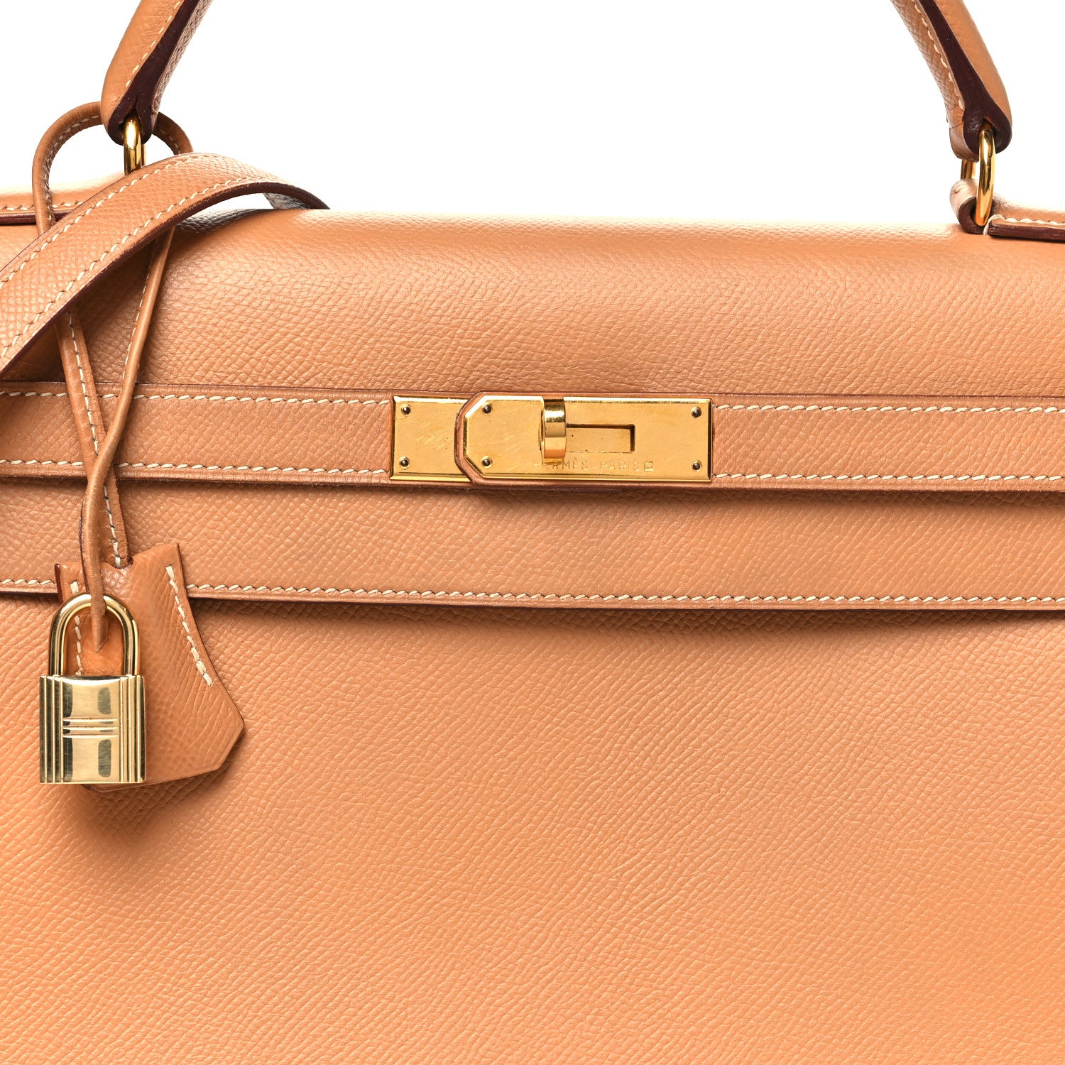Hermes Courchevel Kelly Sellier 32 Naturelle 8 of 10
