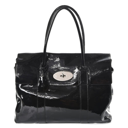 Mulberry Patent Bayswater Black 1 of 7