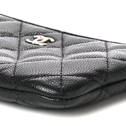 Chanel Caviar Quilted Small Cosmetic Case Black 10 of 15