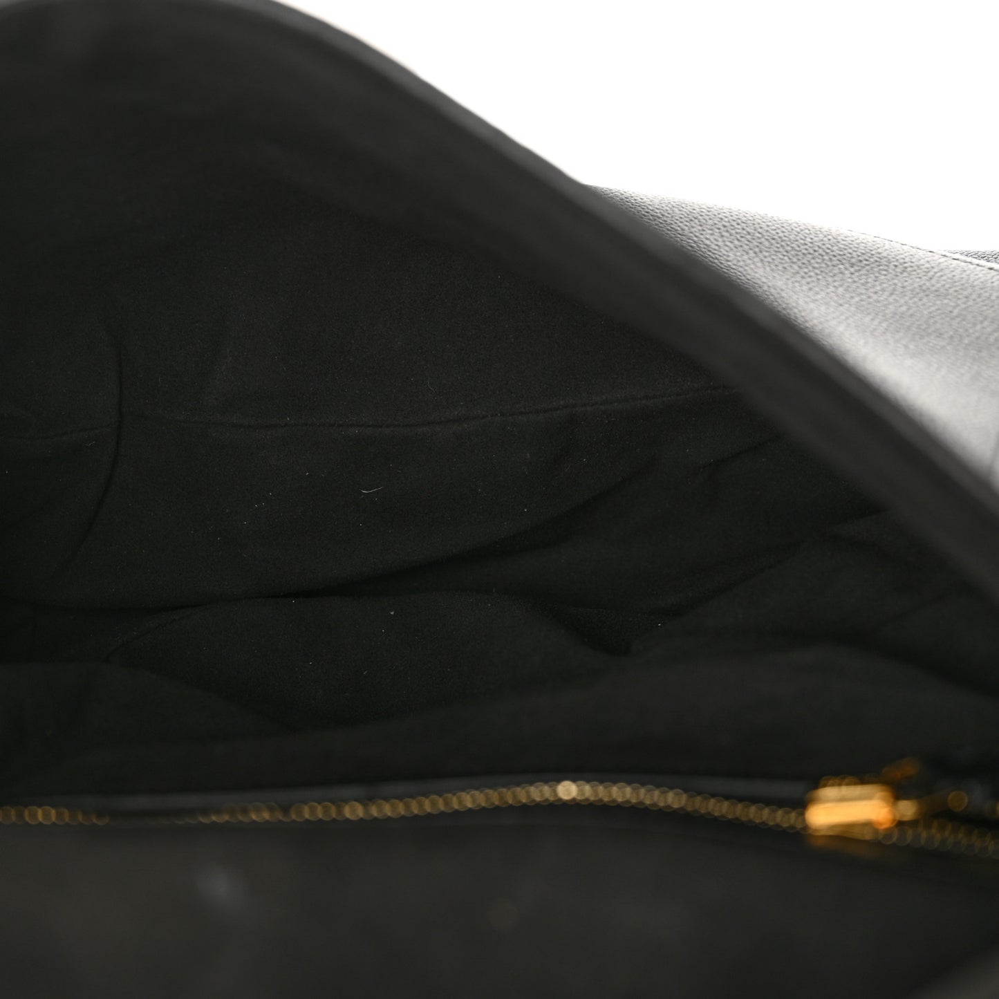 Grained Calfskin Large Jennifer Crossbody Bag Black