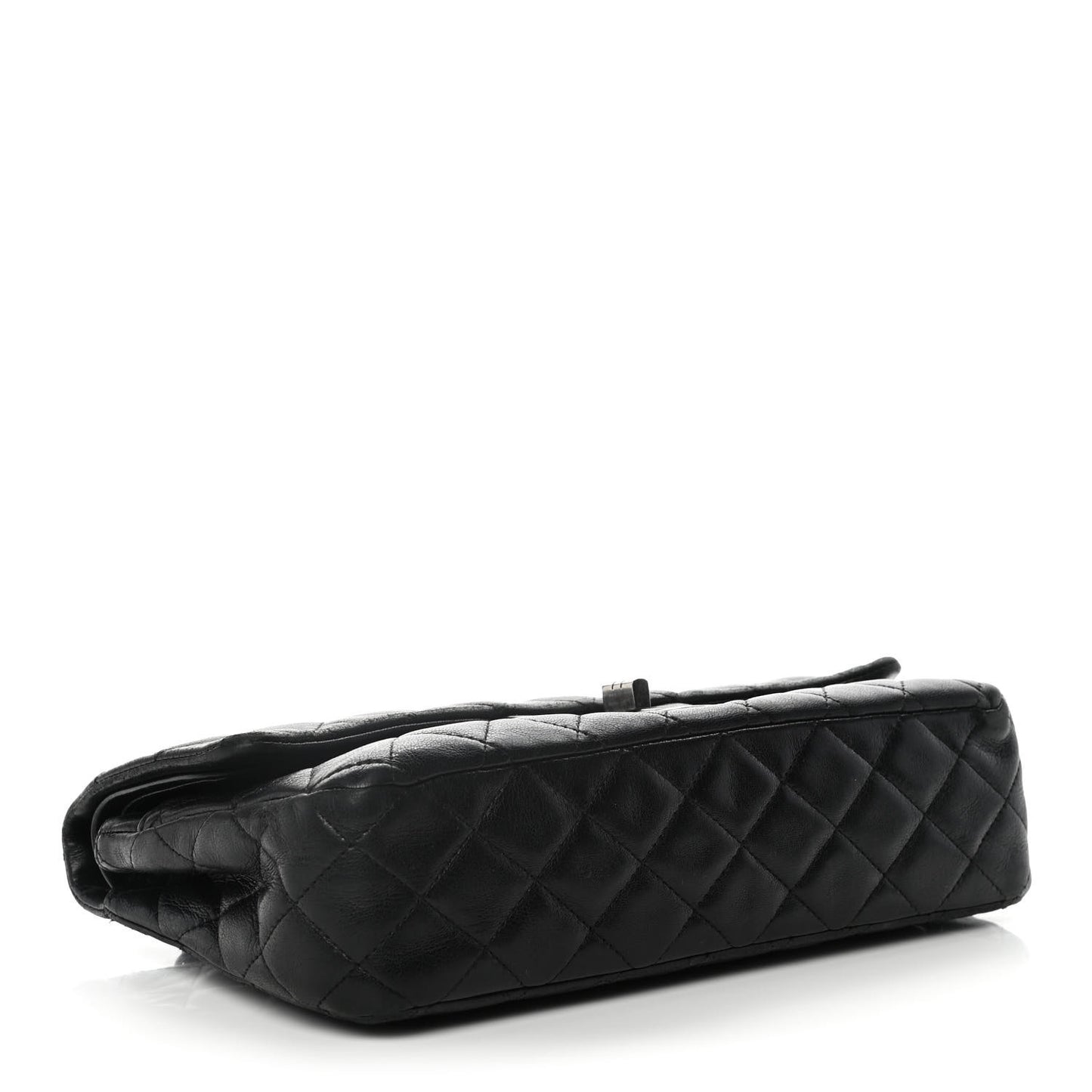 Lambskin Quilted Medium Hybrid Reissue Flap Black