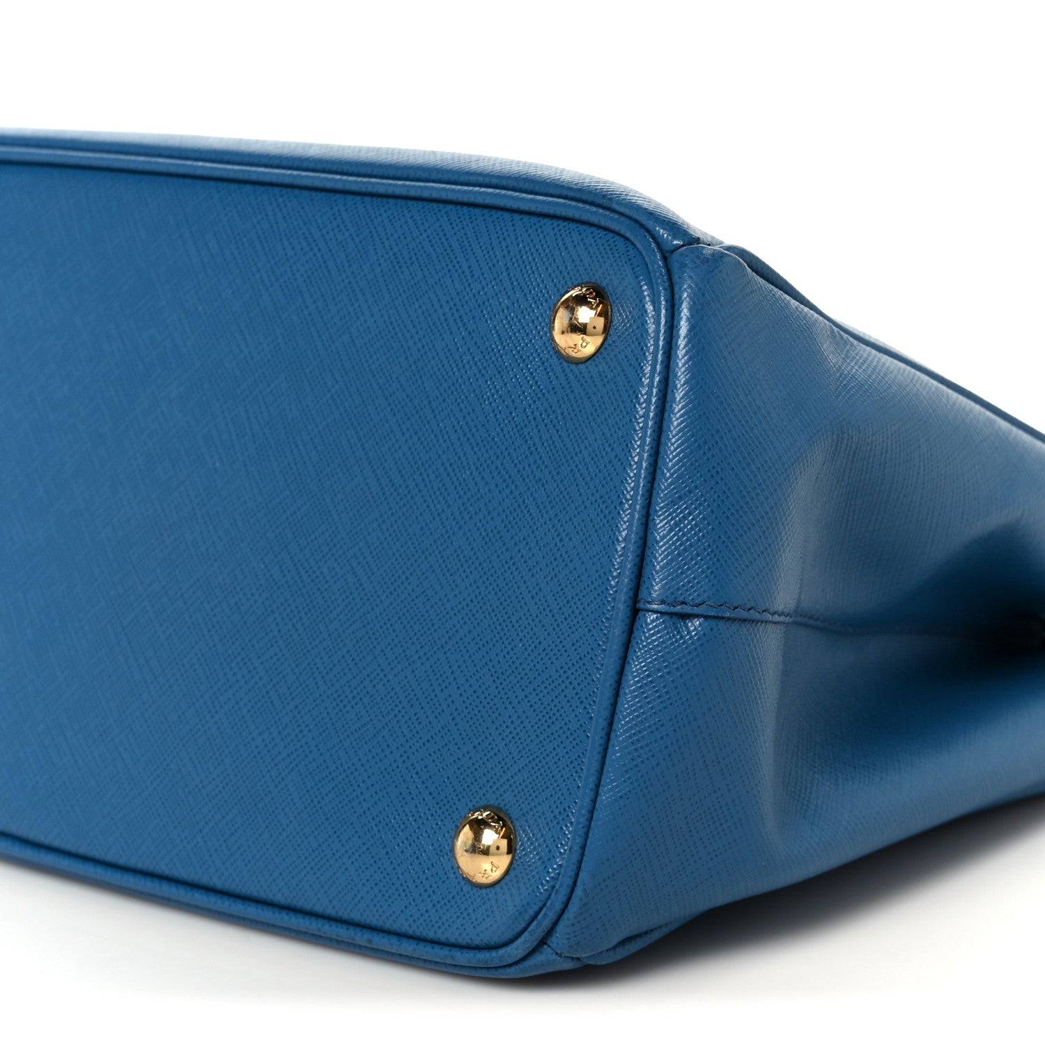 Prada Saffiano Small Galleria Double Zip Tote Bluette 11 of 11