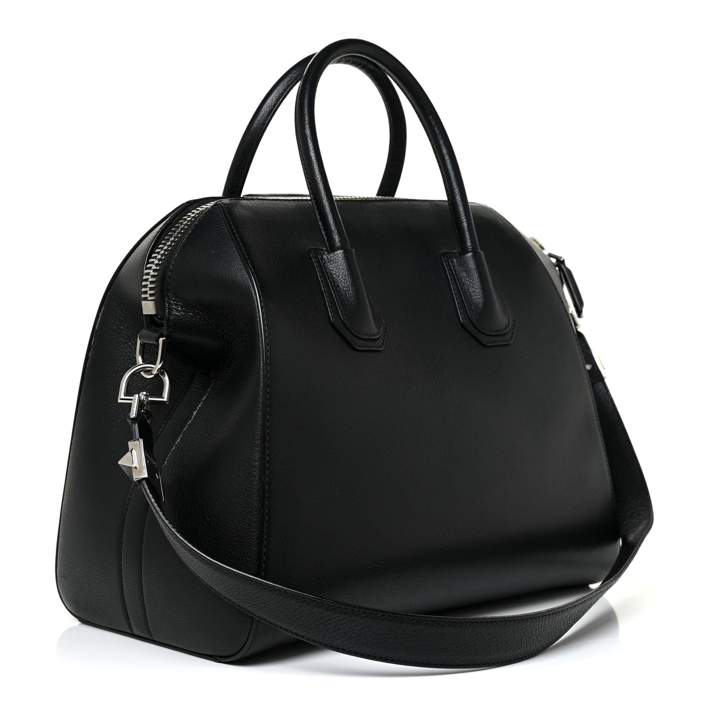 Sugar Goatskin Medium Antigona Black