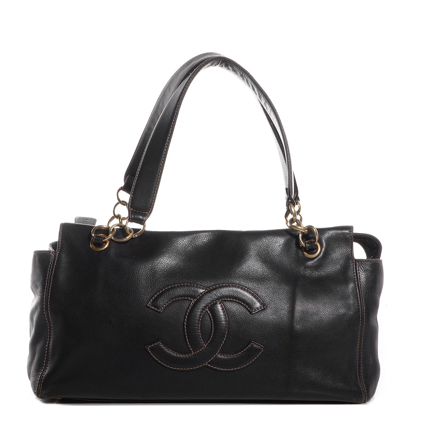 Leather CC Bag Black