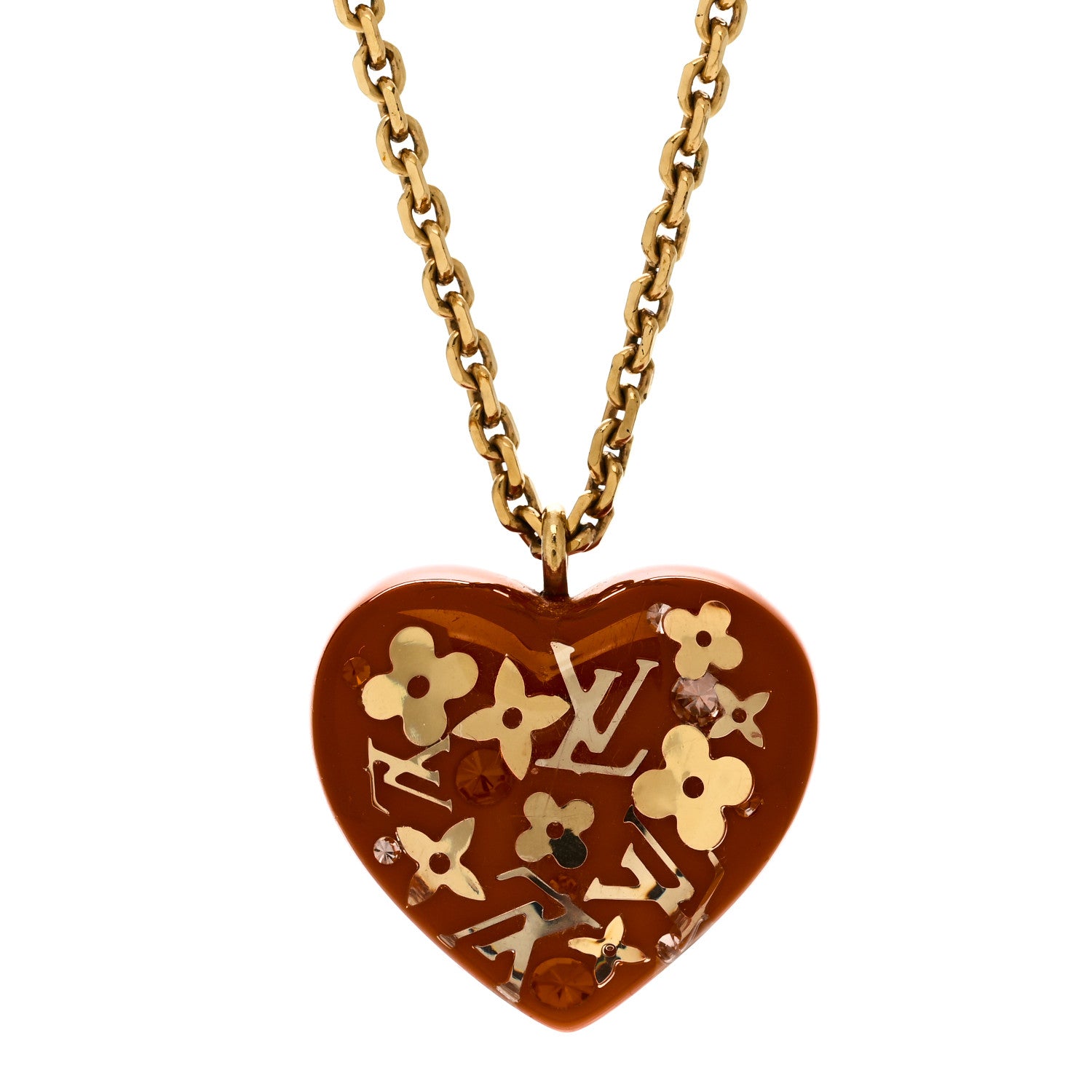 Louis Vuitton Inclusion Heart Necklace Pomme D'Amour 4 of 6
