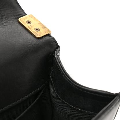 Chanel Glazed Calfskin Small Boy Flap Black 12 of 16