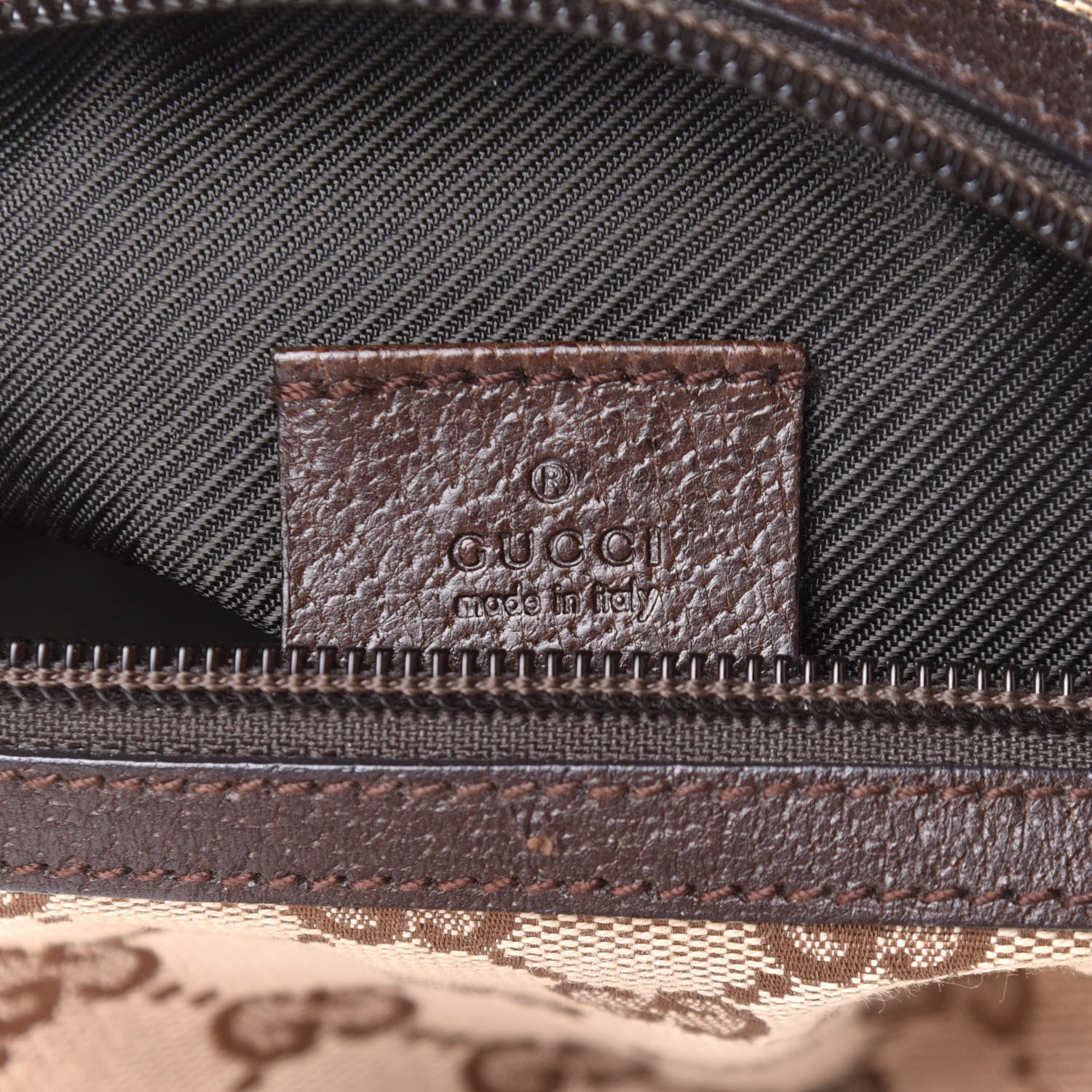 Gucci Monogram Large Cosmetic Case Brown 5 of 9