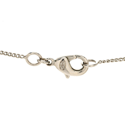 Chanel Crystal Timeless CC Necklace Silver 4 of 4