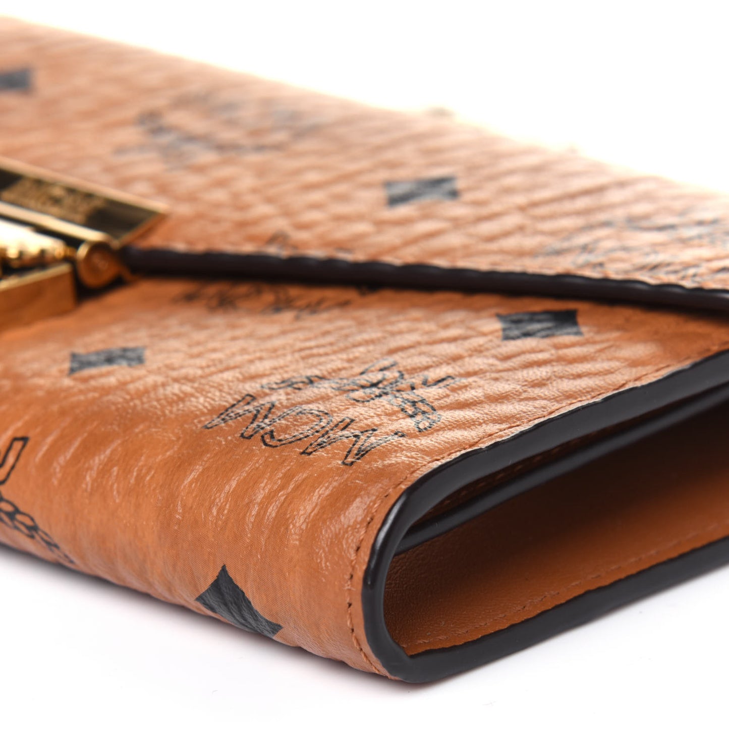 Visetos Large Patricia Wallet On Chain Cognac