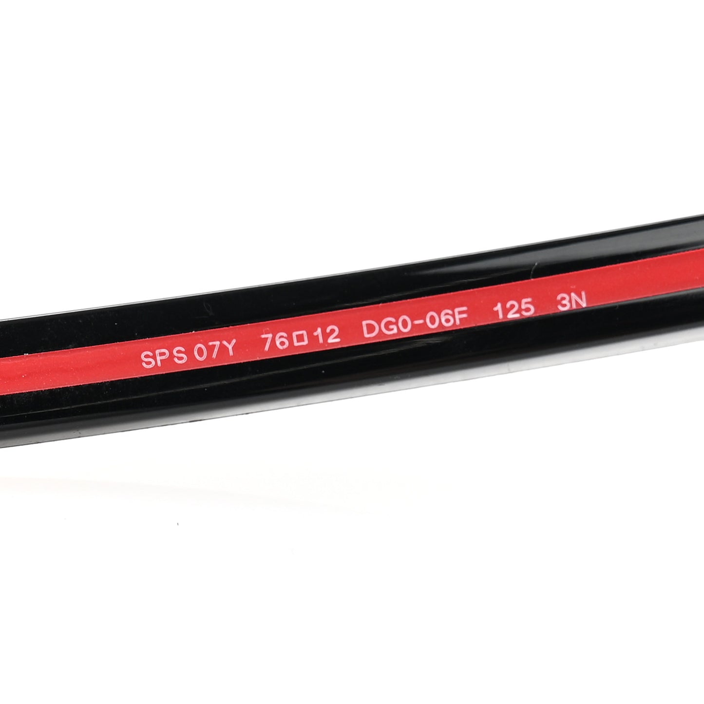 Metal Rubber Linea Rossa Sport Sunglasses SPS 07Y Black