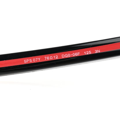 Prada Metal Rubber Linea Rossa Sport Sunglasses SPS 07Y Black 6 of 8