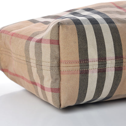 Burberry Shimmer House Check Tote Black 9 of 13