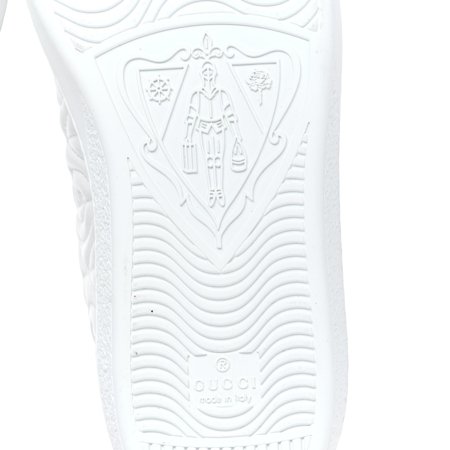Nappa G Rhombus Mens Ace Sneakers 6.5 Great White Green
