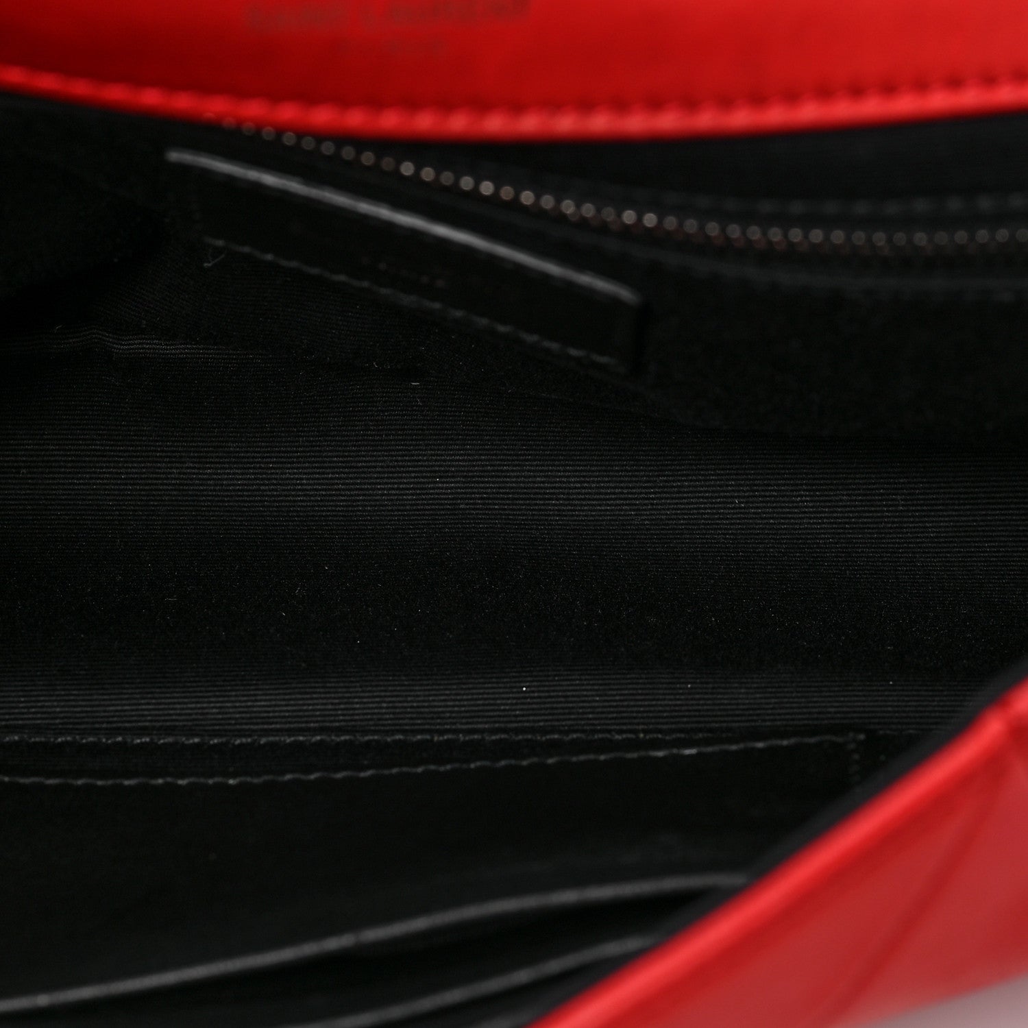 Saint Laurent Lambskin Patchwork Monogram Medium Jamie Red 5 of 9