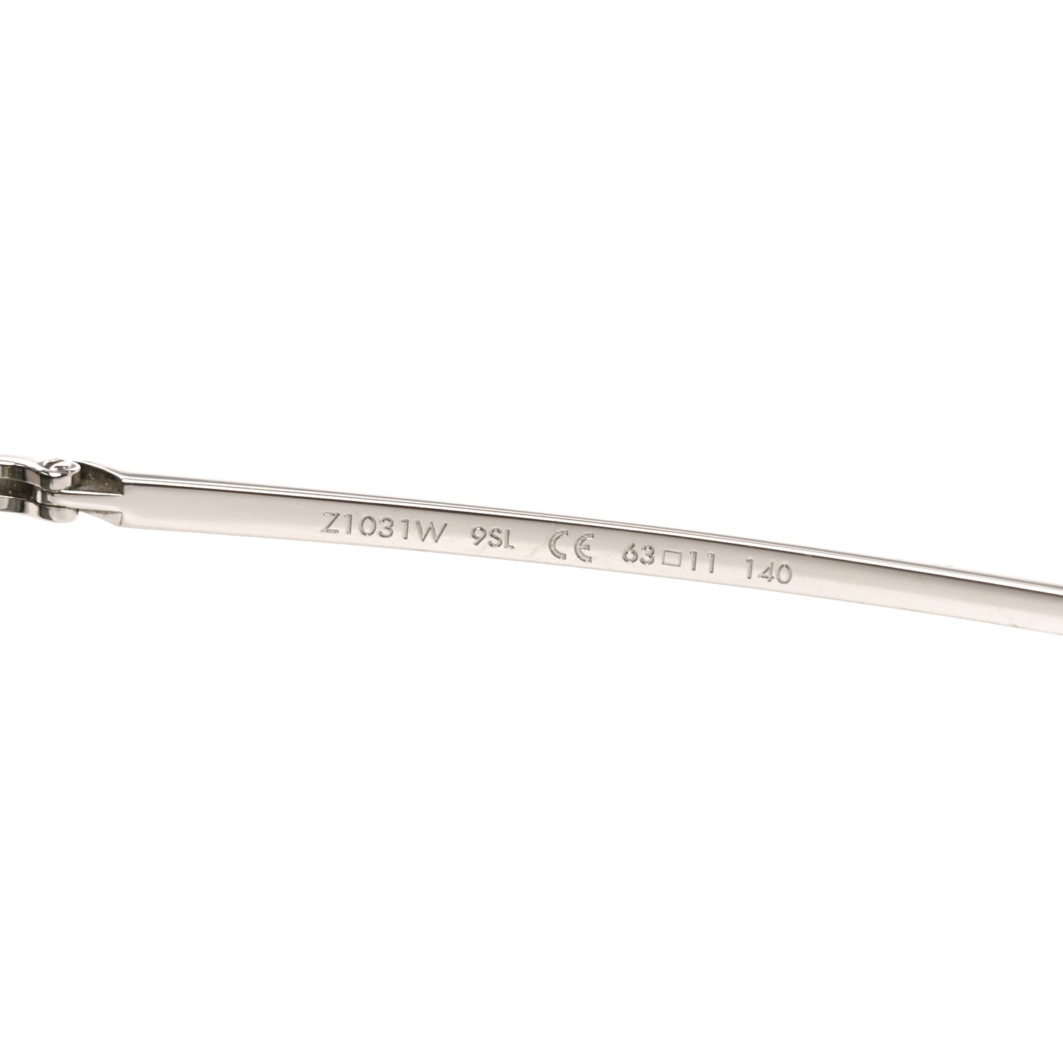 Louis Vuitton Metal Aviator Sunglasses Z1031W Silver 6 of 7