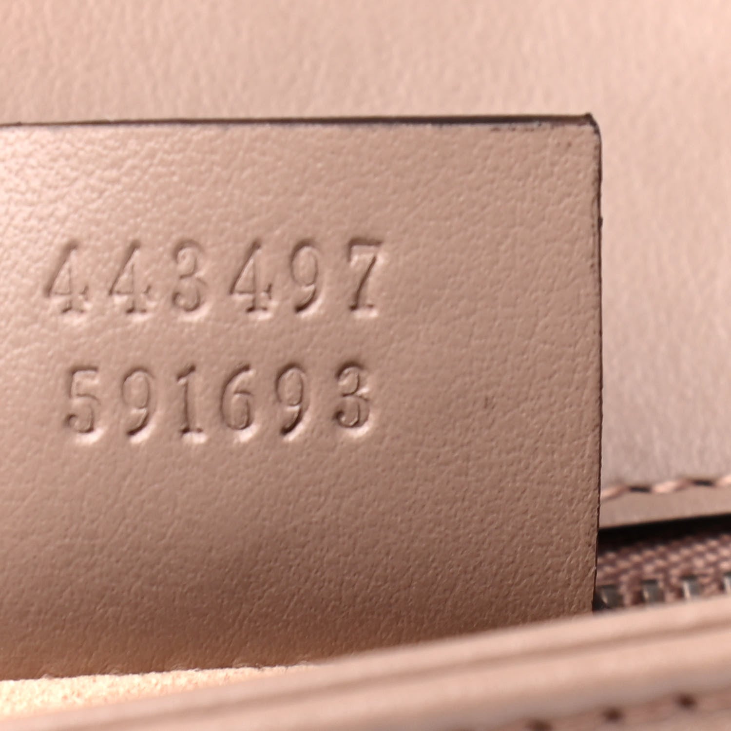 Gucci Calfskin Matelasse Small GG Marmont Shoulder Bag Porcelain Rose 7 of 9