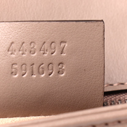 Gucci Calfskin Matelasse Small GG Marmont Shoulder Bag Porcelain Rose 7 of 9