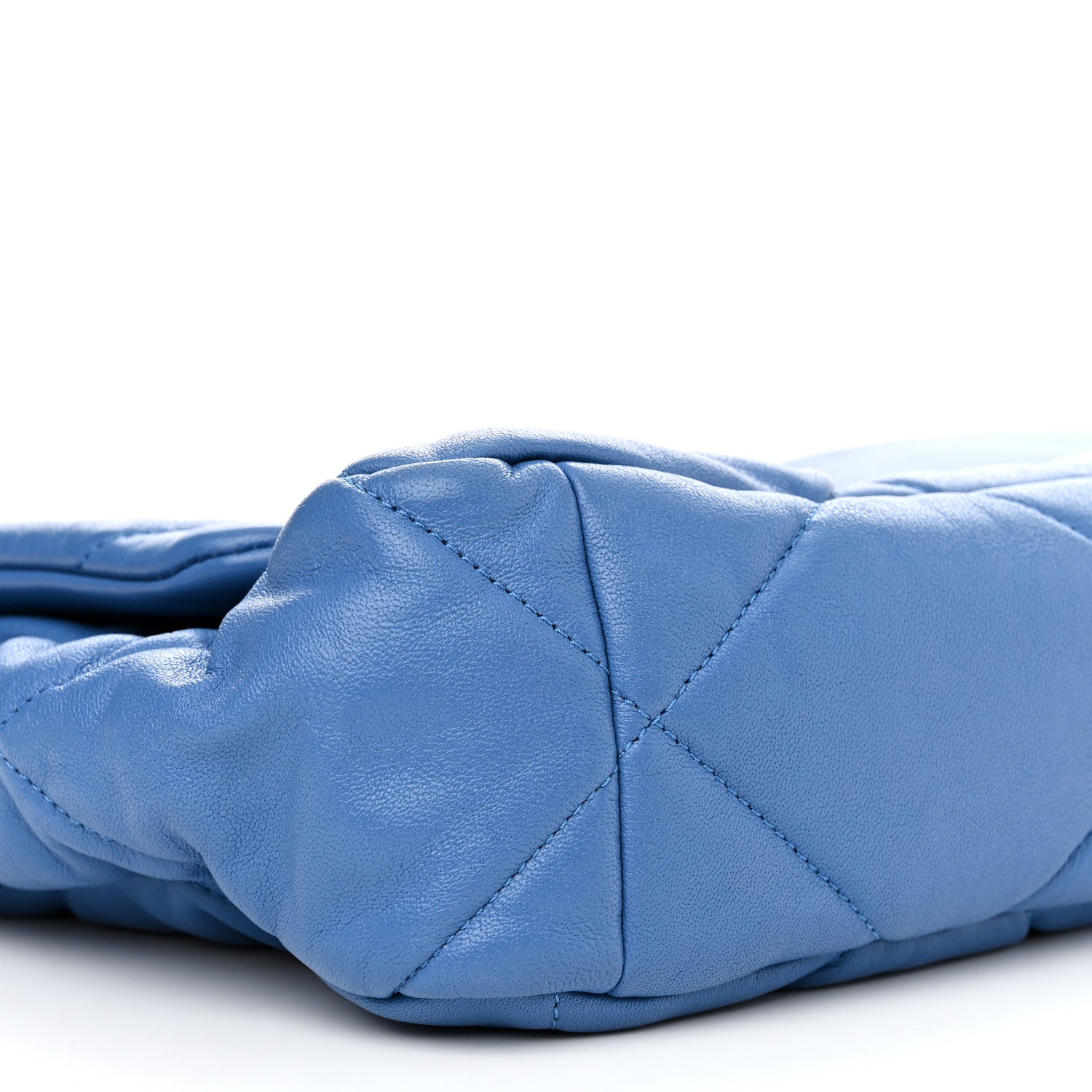 Chanel Lambskin Quilted Large Chanel 19 Flap Blue 8 of 10