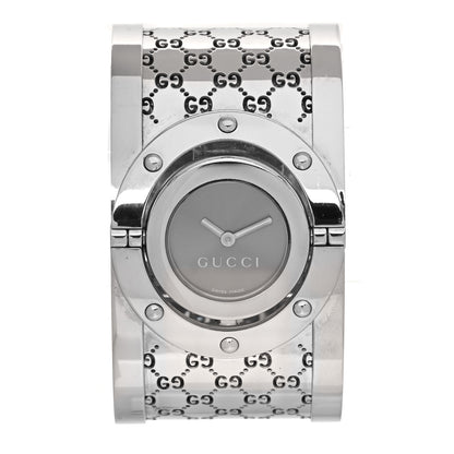 Gucci Stainless Steel 33mm Twirl Quartz Watch Brown 1 of 4