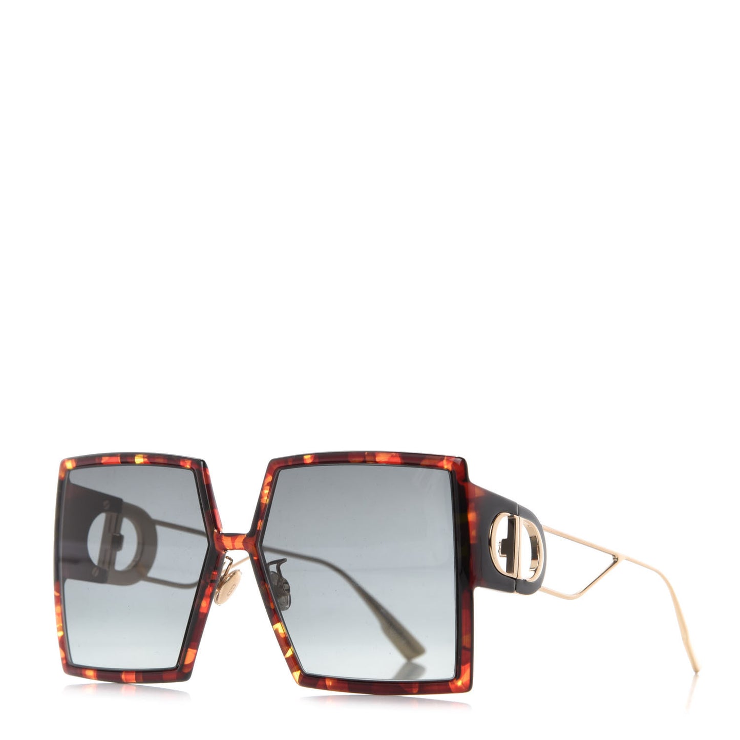 Square 30 Montaigne Sunglasses Tortoise