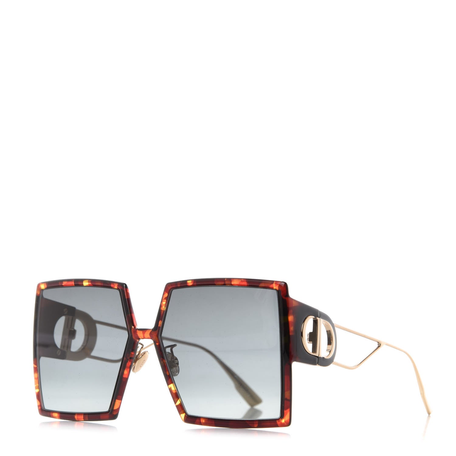 Christian Dior Square 30 Montaigne Sunglasses Tortoise 1 of 7
