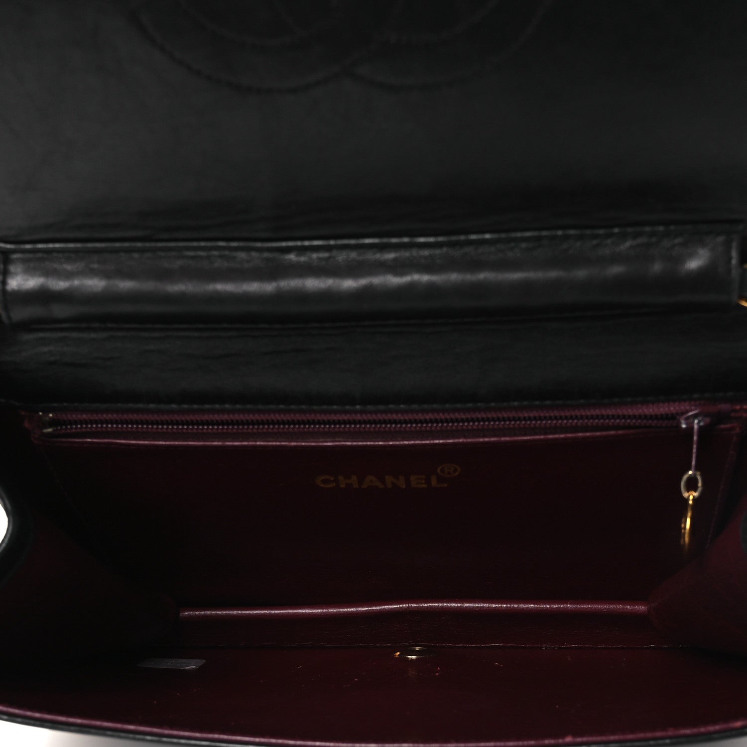 Chanel Lambskin Quilted Small Single Flap Bag Black 5 of 15