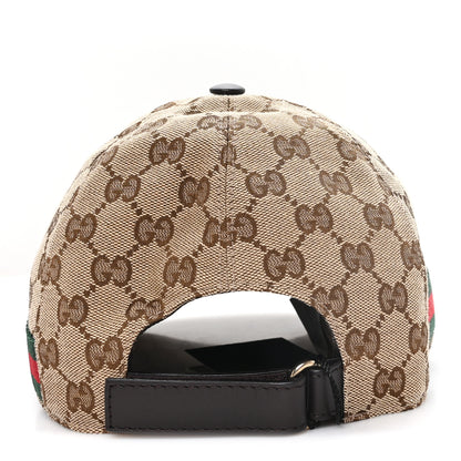 Gucci Monogram Web Baseball Hat M Beige Cocoa 5 of 9