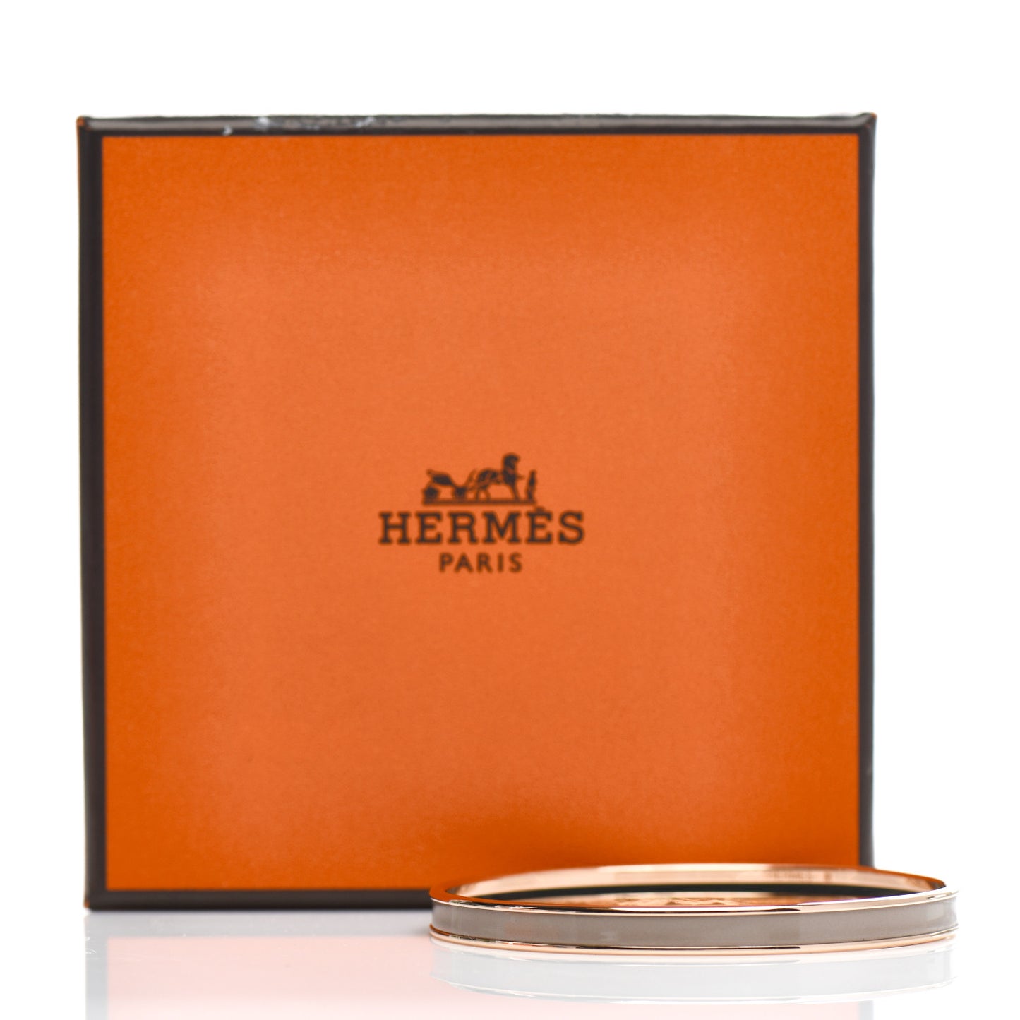 Enamel Uni Bangle 62 Marron Glace