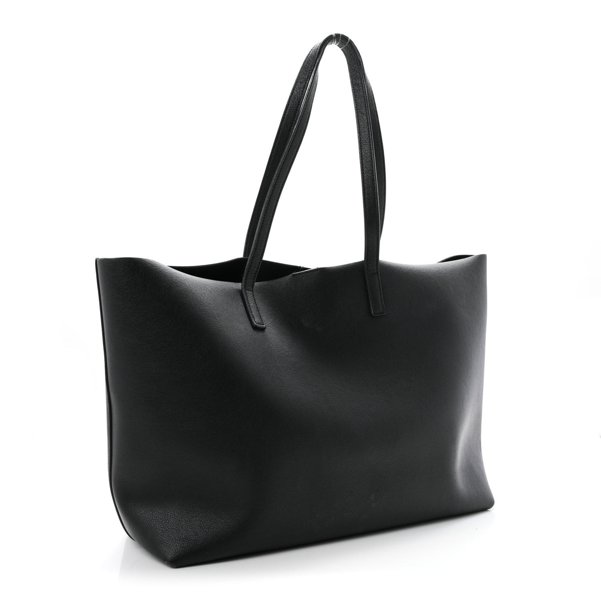 Saint Laurent Calfskin Large Shopping Tote Black 3 of 11