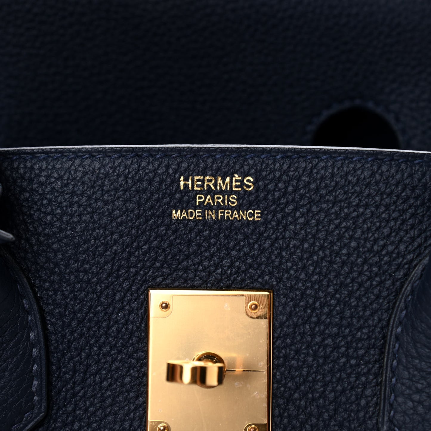 Togo Birkin 35 Bleu Nuit