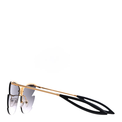 Louis Vuitton Bohemian Vuittony Square Sunglasses Z1233E Silver Mirror 2 of 7