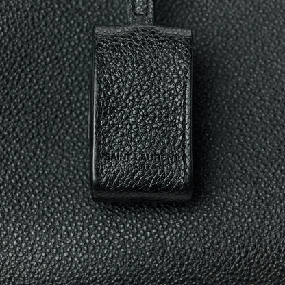 Saint Laurent Grained Calfskin Nano Sac De Jour Black 9 of 13