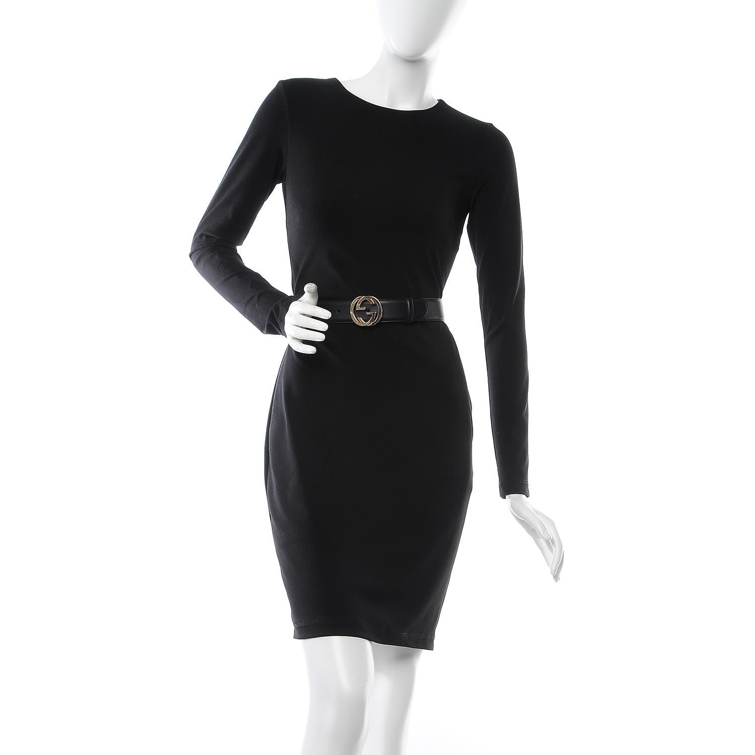 Gucci Calfskin Interlocking G 37mm Belt 95 38 Black 2 of 6