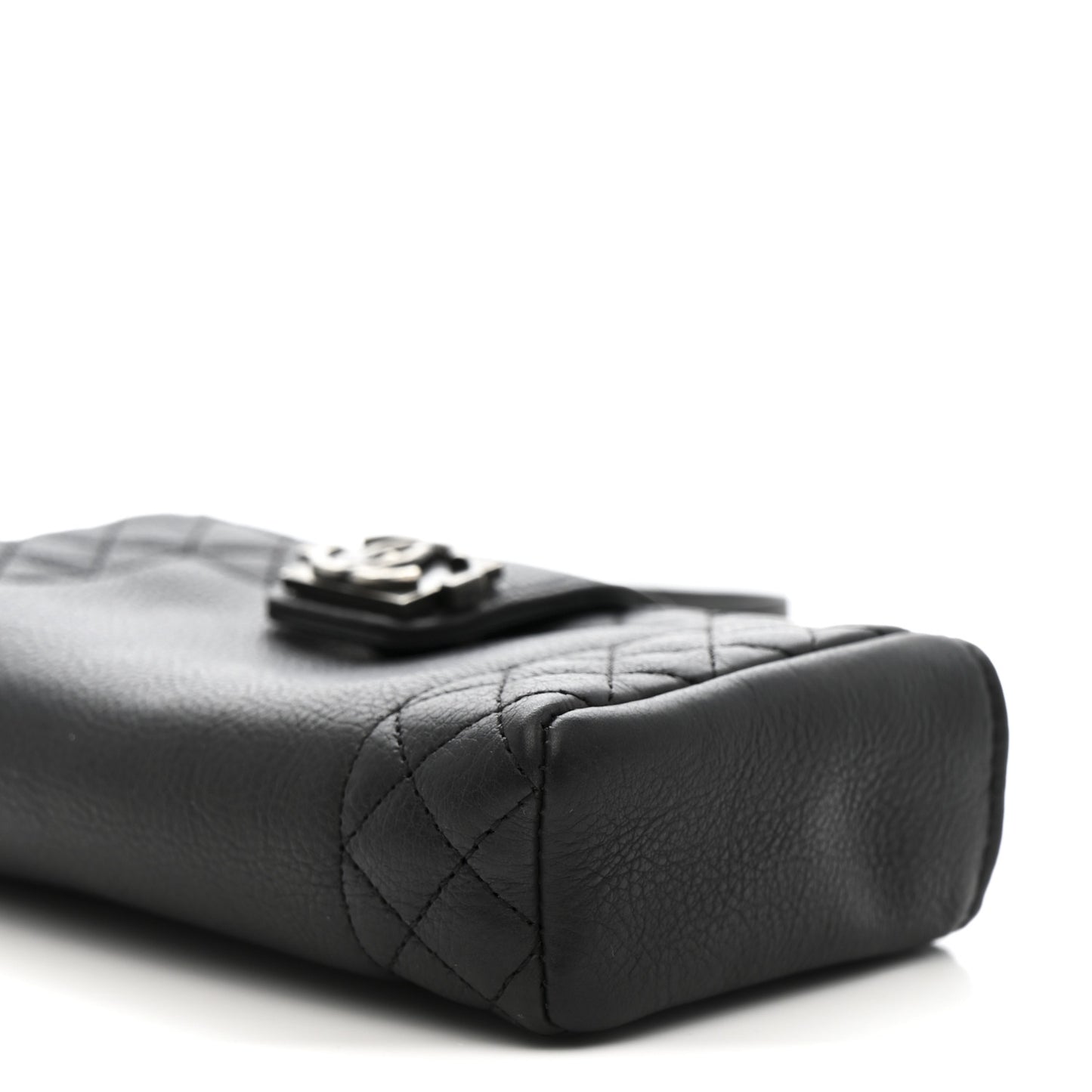 Calfskin Boy Reverso Mini Pochette Black