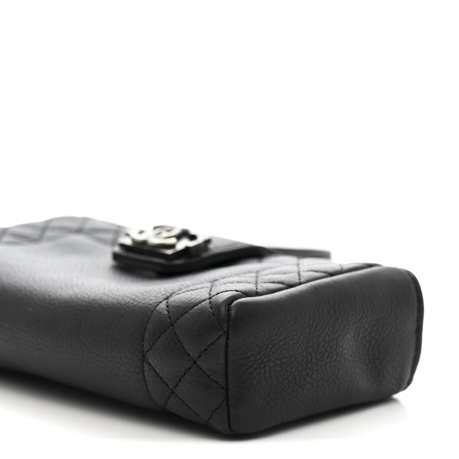 Chanel Calfskin Boy Reverso Mini Pochette Black 11 of 12