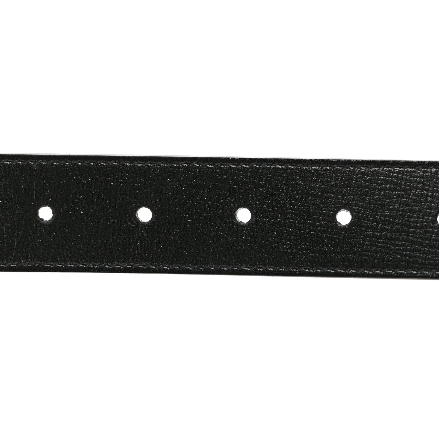 Gucci Azalea Calfskin Enamel Monochrome Double G 30mm Belt 70 28 Black 4 of 5