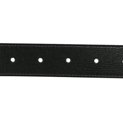 Gucci Azalea Calfskin Enamel Monochrome Double G 30mm Belt 70 28 Black 4 of 5