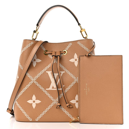 Louis Vuitton Empreinte Monogram Giant Broderies Neonoe MM Arizona 3 of 11
